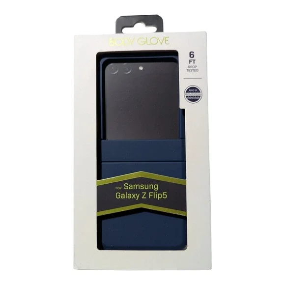 O5. Body Glove Antimicrobial Phone Case for Samsung Galaxy Z Flip5 -‎ Navy Blue