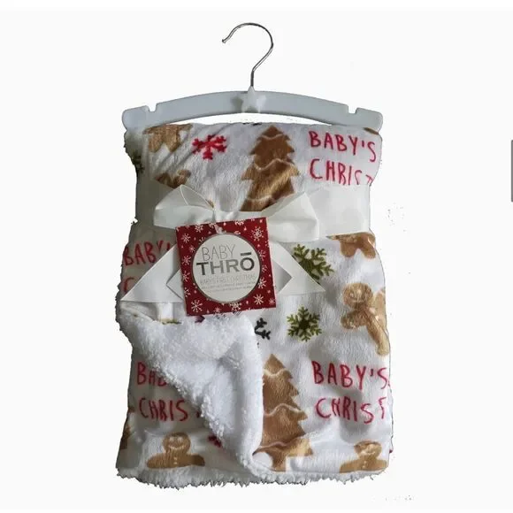 Thro Micromink Christmas Baby Throw Blanket, 30
