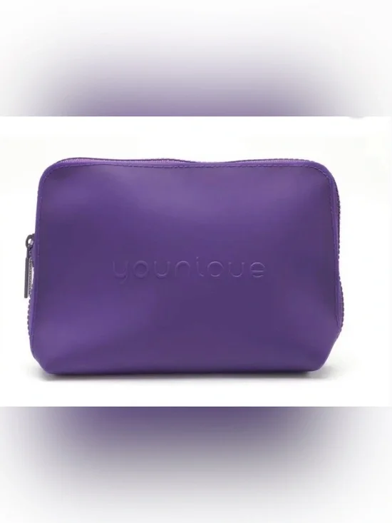 Younique Violet Zipper Makeup Pouch
