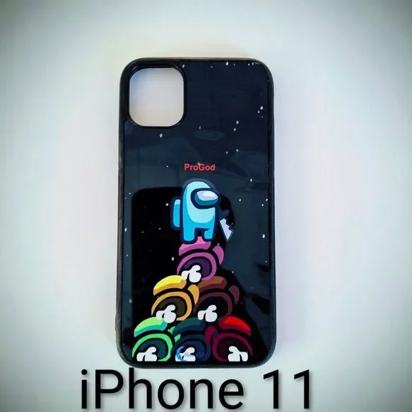 iPhone 11 Case With Among Us Pro god Design