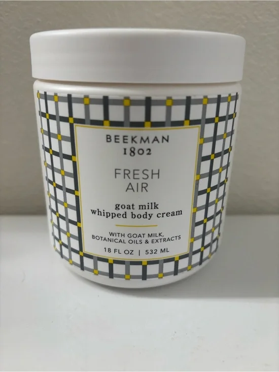 NEW Beekman 1802 Fresh Air Goat Milk Whipped Body Cream Lotion 18oz