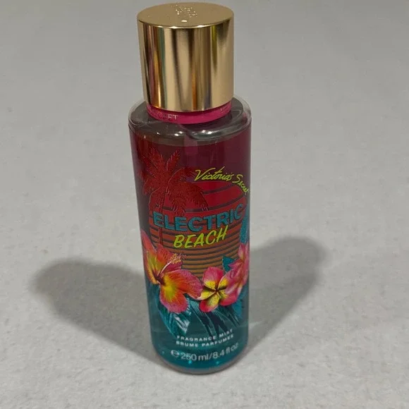 Victoria's Secret Electric Beach Fragrance Mist Women 8.4oz Pink Bikini Spray