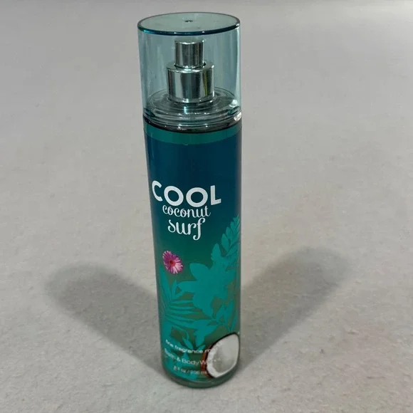 Bath & Body Works Cool Coconut Surf Fine Fragrance Mist Women Teal 8oz Spray