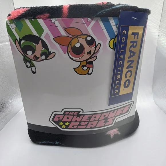 Powerpuff Girls Throw‎ Blanket Franco Collectibles Cartoon Network NWT