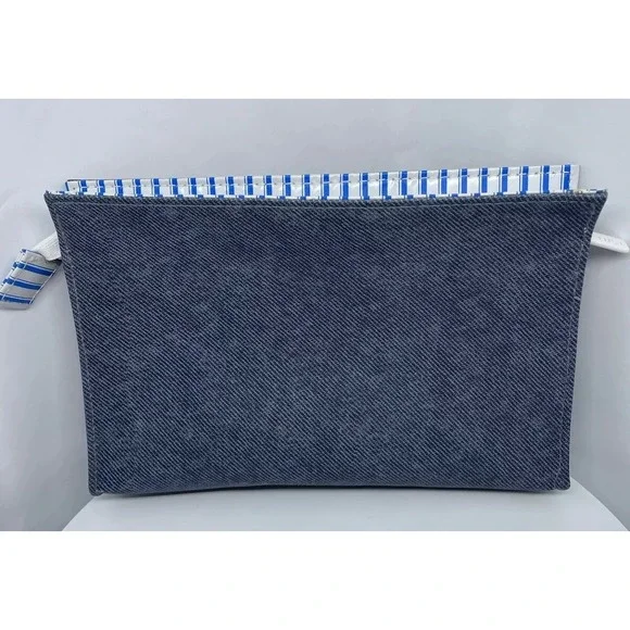 Estee Lauder Bag Zip Up Water Resistant Toiletry Purse Travel Cosmetic Clutch 8