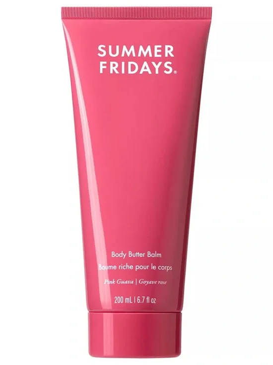 Summer Fridays Body Butter Balm Pink Guava Rich Body Cream with Hyaluronic Acid