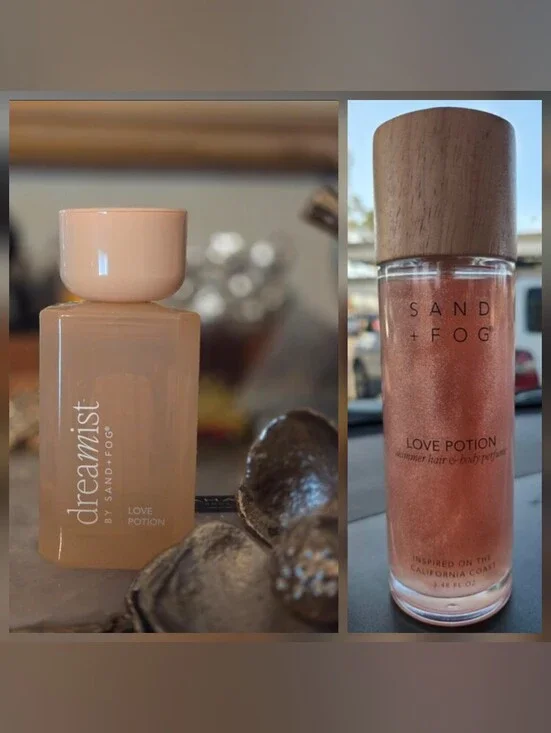 Sand + Fog Love Potion Shimmer Hair & Body Oil, New