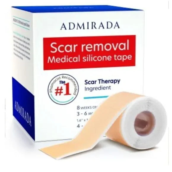 Admirada Silicone Scar Removal Tape. New in Box. NIB EXP: 9/24