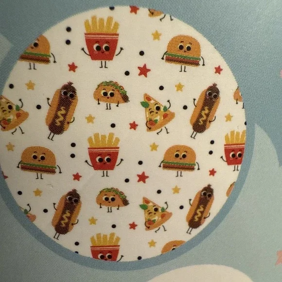 New Comfort Bay For Kids Plush Throw  50in X 40in Hotdog/pizza/fry/tacos‎ Design