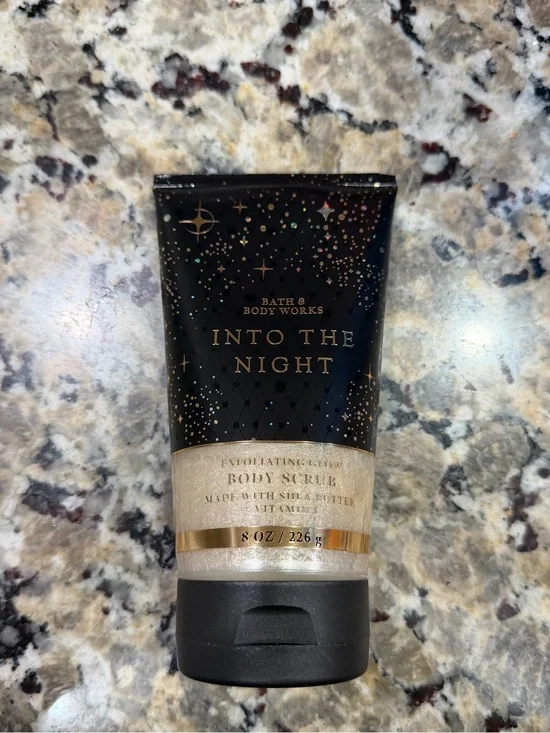 Bath & Body Works Into The Night Exfoliating Body Scrub - Black & Gold