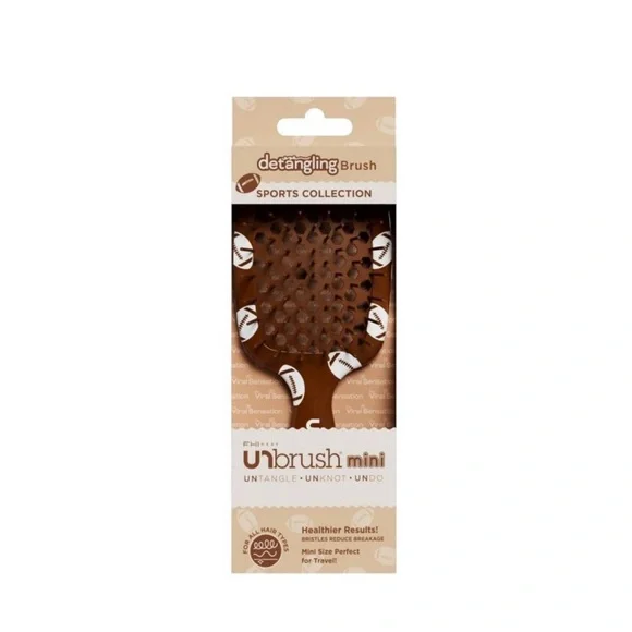 UNbrush Mini Football Hair Brush