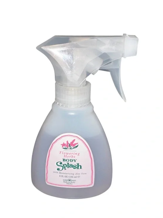 Vintage Bath & Body Works  Flowering Herbs Body Splash With  Moisturizing Aloe V