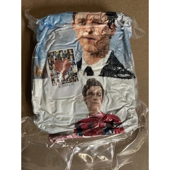 100x130 Tom Holland love Photo Collage Sherpa Fleece Blanket Throw Blanket