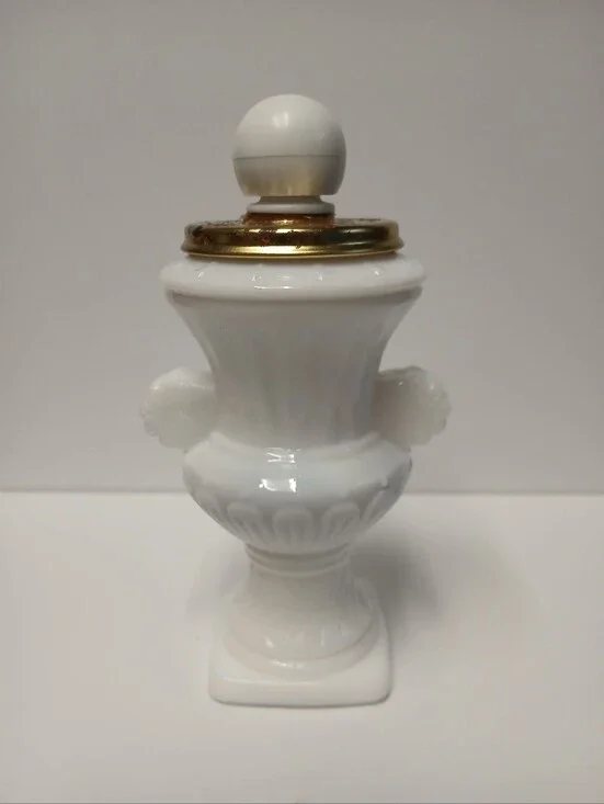 Empty bottle Of 1970 Vintaga AVON BATH URN LEMON VELVET BATH FOAM