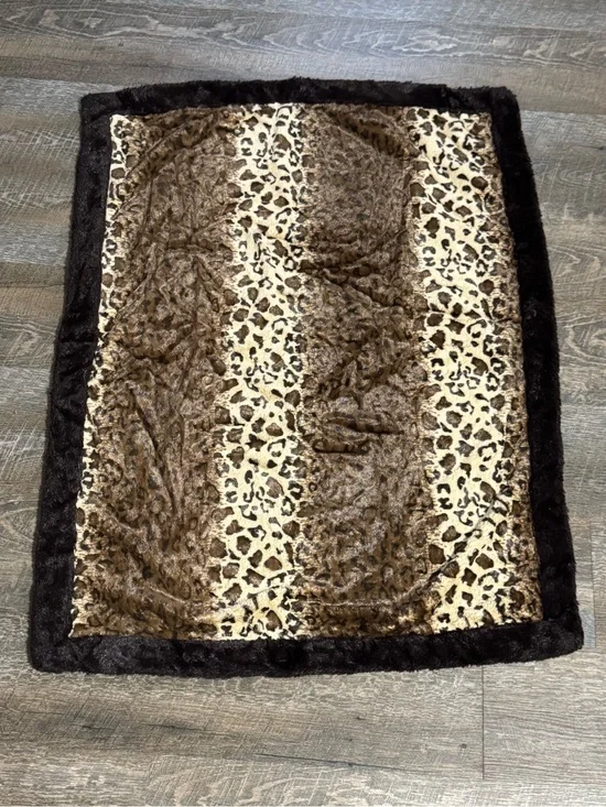 Discontinued Koala Baby Faux Fur Leopard Spot Blanket From 2010