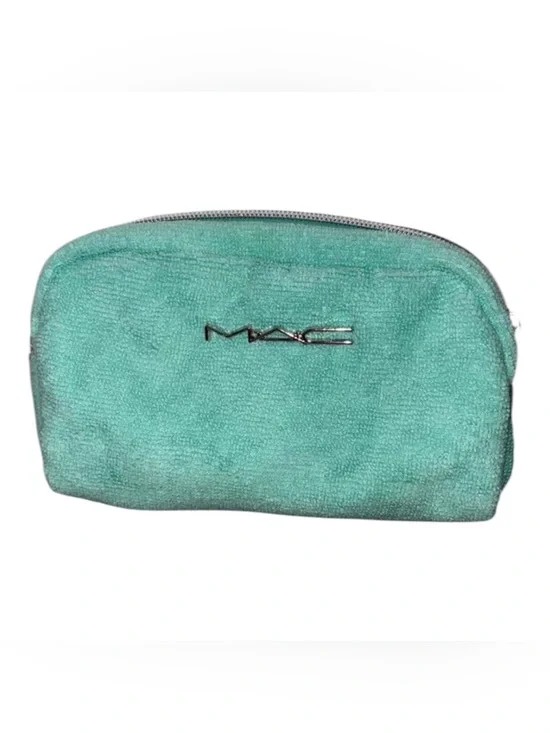 MAC‎ Cosmetics Teal Makeup Bag Terry Cloth
