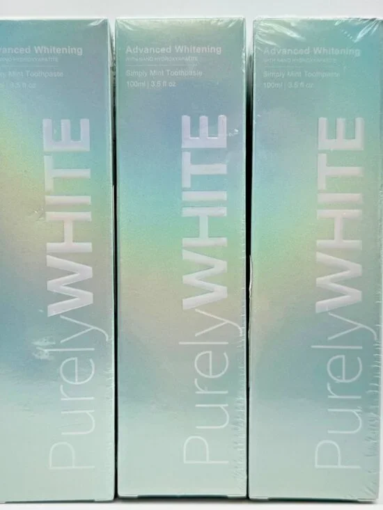 3x Purely White Advanced Whitening Remineralizing Toothpaste 3.5oz - Simply Mint
