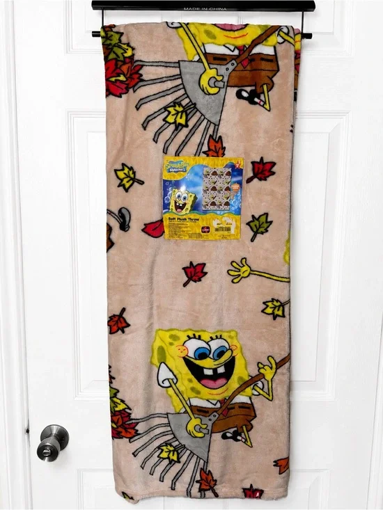 adidas Yellow SpongeBob Soft Plush Throw