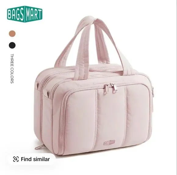 Bags Mart Travel Makeup Bag TSA Blush Pink New With Tags