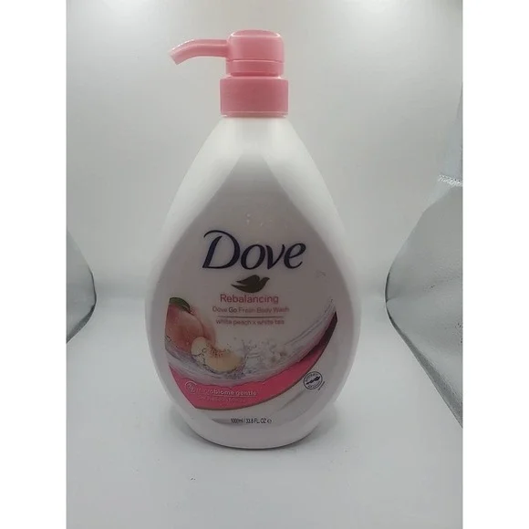 Dove Body Wash Rebalancing Peach Fruity Body Wash - 550 Ml.