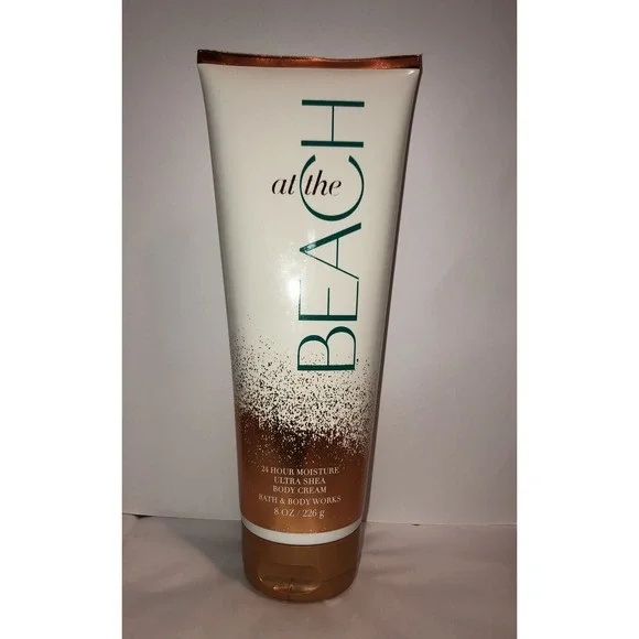 Bath And Body Works AT THE BEACH Ultra‎ Shea Body Cream 24 Moisture 8 oz