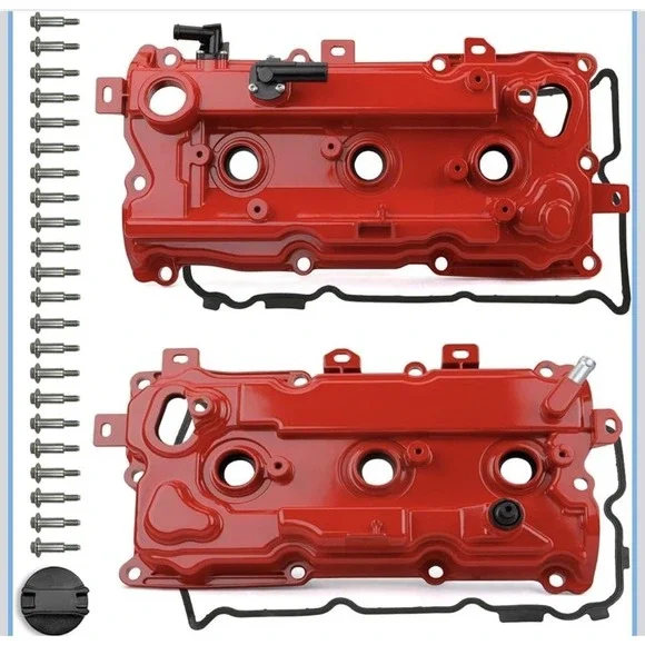 Red Valve‎ Cover Set 004-258ALUR 3.5L V6 Altima Murano Pathfinder QX60 JX35