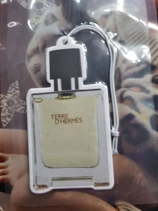 Hermes Terre d'Hermes Cream & Black Scented Phone/Car Accessory