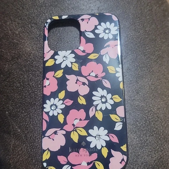 Kate spade floral rhinestone phone case cover LG