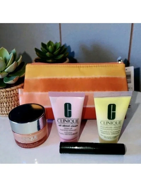 New Clinique All About Eyes Rich Cleanser Dramatically Different Moisturizer
