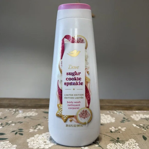Dove Sugar Cookie, Liquid Body Wash Holiday Treats Limited‎ Edition 20 oz