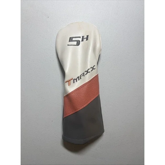 New Tourmax Tmaxx 5H Hybrid Head Cover Gray White Burnt Orange Free Shipping