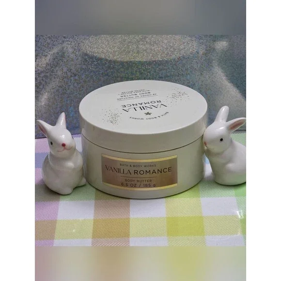 Bath & Body Works Vanilla Romance Moisturizing Body Butter 6.5oz NEW Rare