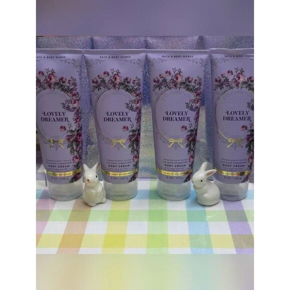 Bath & Body Works Lovely Dreamer Body Cream Set of 4 NEW Rare