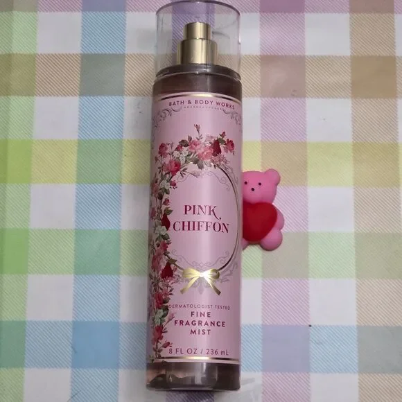 Bath & Body Works Pink Chiffon Fine Fragrance Body Mist 8oz NEW