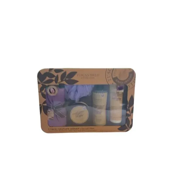 Tuscan Hills 5 Piece Aromatherapy Complete Shower Collection 27 oz Fl USA Seller