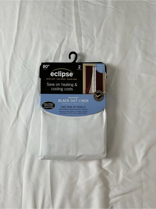 Blackout Liner Curtain Panels