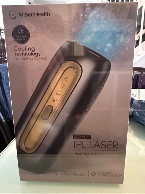 Sapphire IPL Laser Hair Removal - Black and Gold
