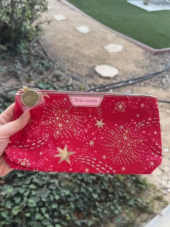 Estée Lauder Cosmetic Makeup bag with zip size 10*5.5
