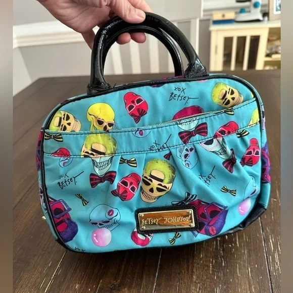 Betsy Johnson cosmetics bag
