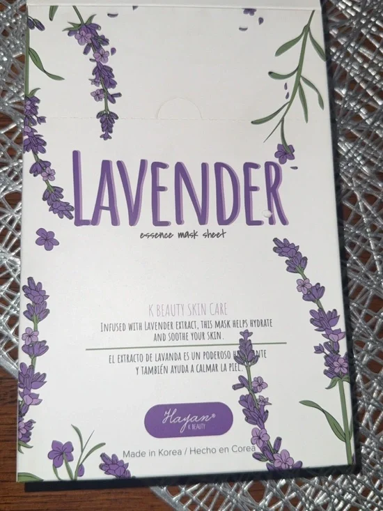 Lavender Essence Mask Sheet - Lavender 10 pack