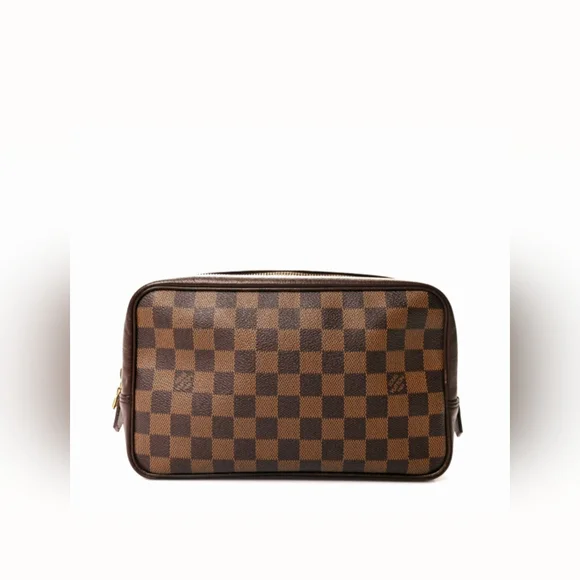 Louis Vuitton Damier Ebene Trousse Toilette Toiletry Bag