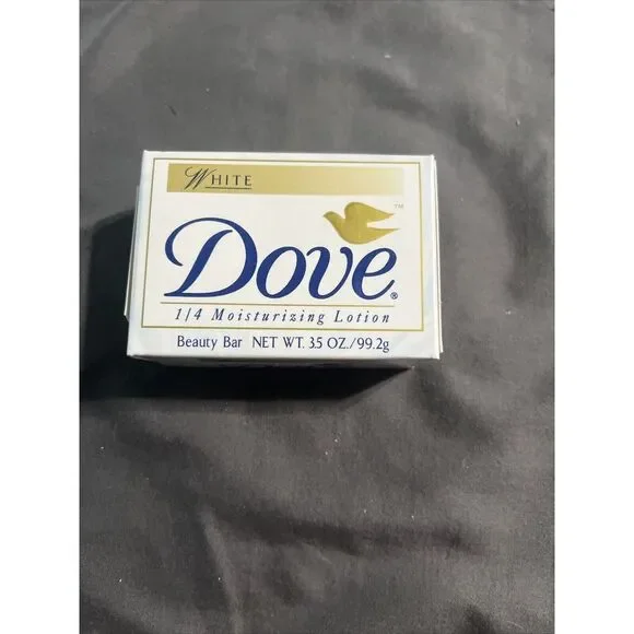 Vintage 1996 Dove Soap White 3.5oz‎  1/4 Moisture Lotion Bar