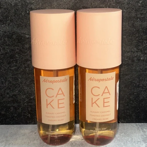 2 Lot Cake By Aeropostale Body Mist, 8 oz / 237 mL