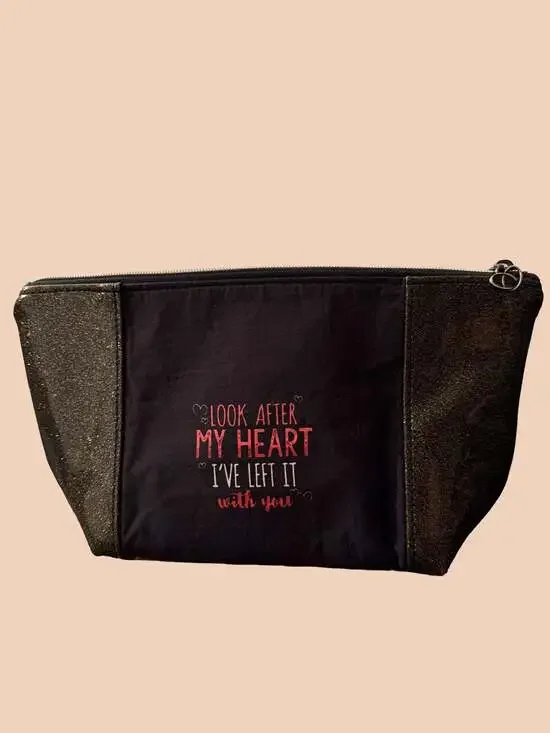 MEIKIUP Movie Inspired Gift Edward Inspired Makeup Bag Movie Fans (Sparkle Bag)