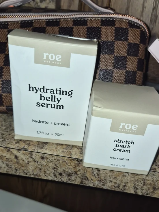 Roe Wellness Hydrating Belly Serum Stretch Mark Cream Nwt