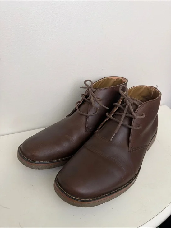St. John's Bay Brown Leather Chukka Boots
