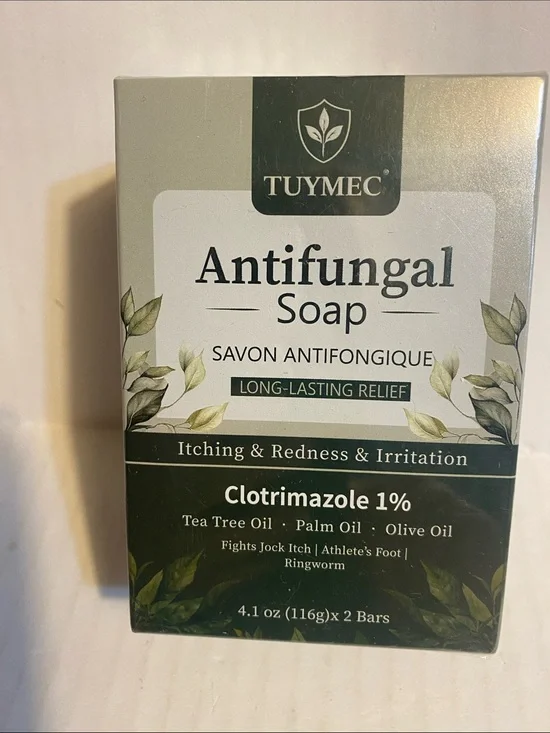 Antifungal Soap with Clotrimazole 1% — Green