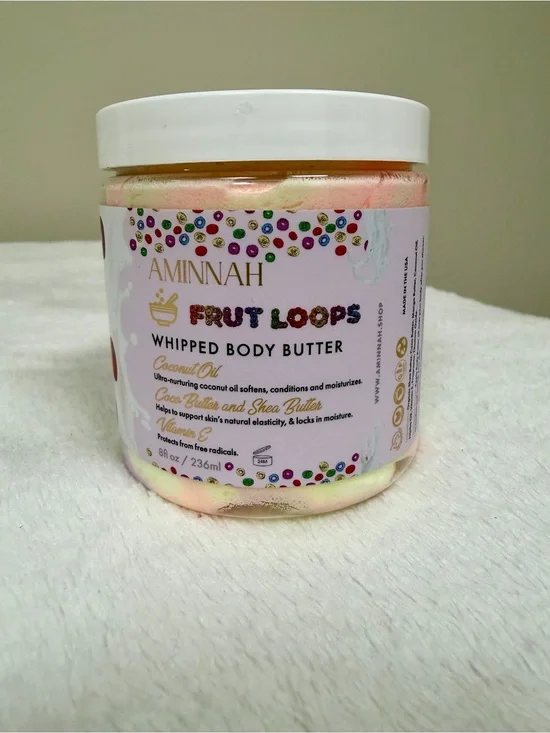 Aminnah Fruit Loops Whipped Body Butter