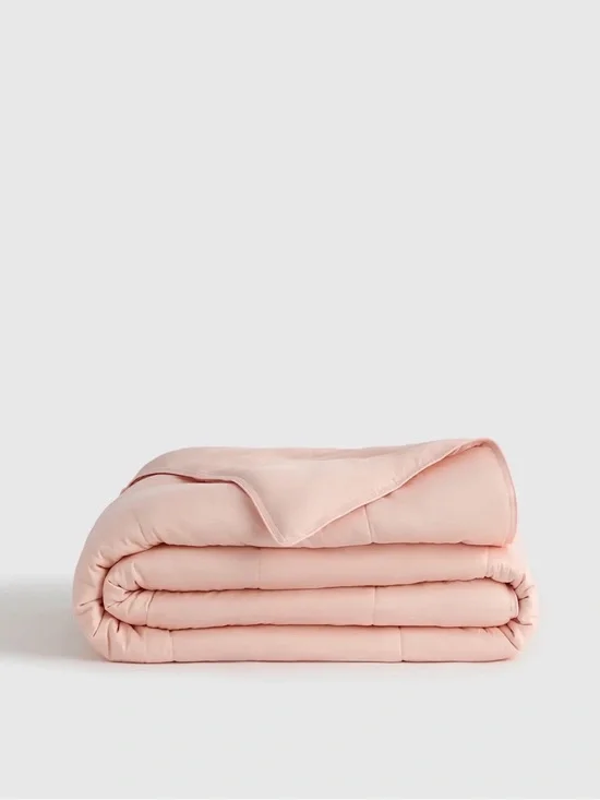 Quince Bamboo Comforter - King/Cali King - Color: Soft Pink - NWOT