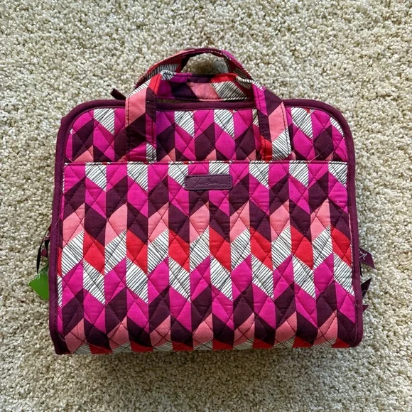 Vera Bradley Hanging Travel Organizer Cosmetic‎ Makeup Bag Bohemian Chevron